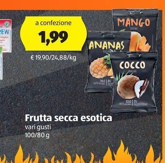 ALDI Frutta secca esotica 100 / 80 g offerta