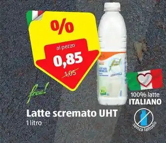 ALDI Latte scremato ugt offerta