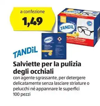 ALDI Salviette puliscivetri tandil offerta