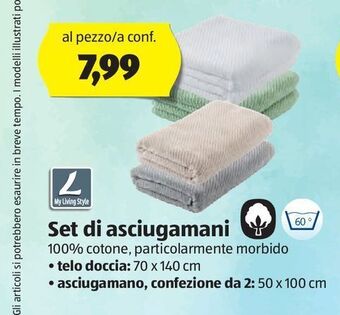 Set di asciugamani