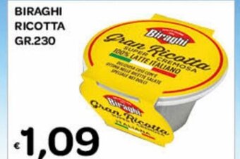 Big Food Biraghi Ricotta Gr 230 offerta