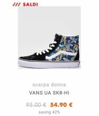 Aw Lab Scarpe donna vans offerta