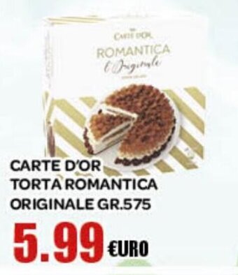 Big Food Carte D'Or Torta Romantica Originale gr.575 offerta