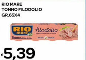 Big Food Rio Mare Tonno Filodolio gr.65x4 offerta