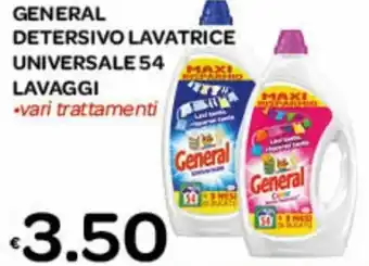 General Detersivo Lavatrice Universale 54 Lavaggi