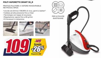 Trony Polti Vaporetto Smart 30_R offerta