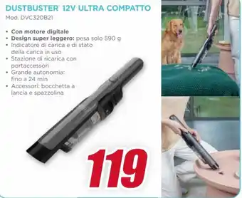 Trony Black+Decker Dustbuster 12V Ultra Compatto offerta