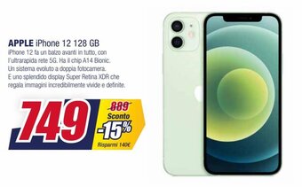Trony Apple iPhone 12 128 GB offerta
