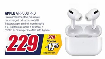 Trony Apple Airpods Pro offerta