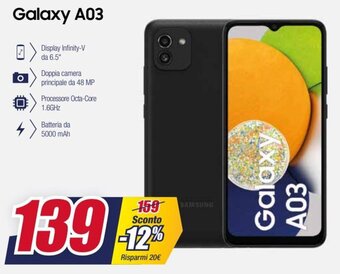 Trony Samsung Galaxy A03 offerta