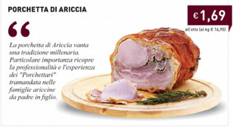 Prezzemolo e Vitale Porchetta di Ariccia offerta