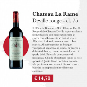 Prezzemolo e Vitale Chateau La Rame 75cl offerta