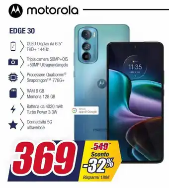 Trony Motorola Edge 30 offerta