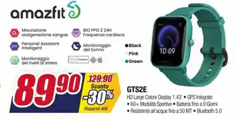 Trony Amazfit GTS2E offerta