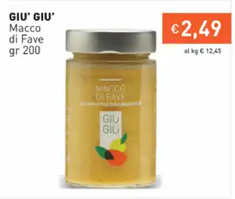 Prezzemolo e Vitale Giu' Giu' Macco di Fave 200gr offerta