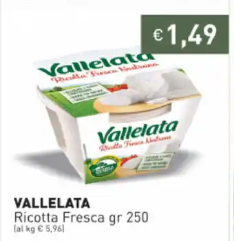 Prezzemolo e Vitale Vallelata Ricotta Fresca 250gr offerta