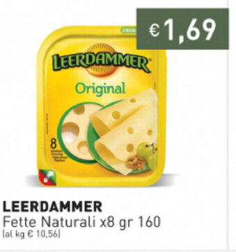 Prezzemolo e Vitale Leerdammer Fette Naturali x8 160gr offerta