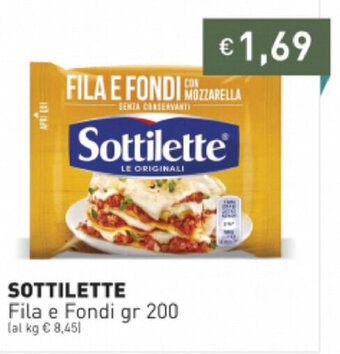 Prezzemolo e Vitale Sottilette Fila e Fondi 200gr offerta