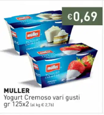 Müller Yogurt Cremoso vari gusti 125gr x 2