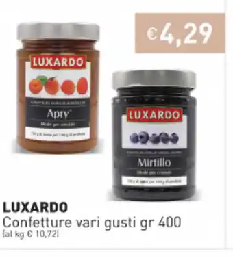 Luxardo Confetture vari gusti 400gr