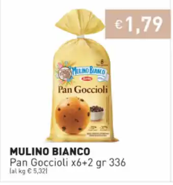 Prezzemolo e Vitale Mulino Bianco Pan Goccioli x6+2 336gr offerta