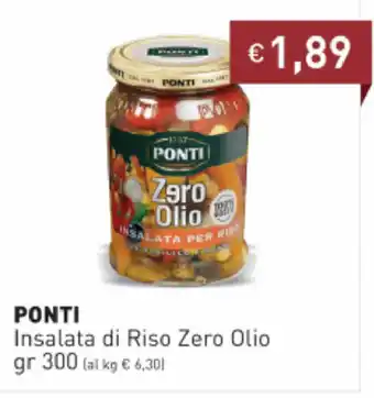 Prezzemolo e Vitale Ponti Insalata di Riso Zero Olio 300gr offerta