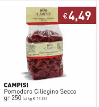Prezzemolo e Vitale Campisi Pomodoro Ciliegino Secco 250gr offerta