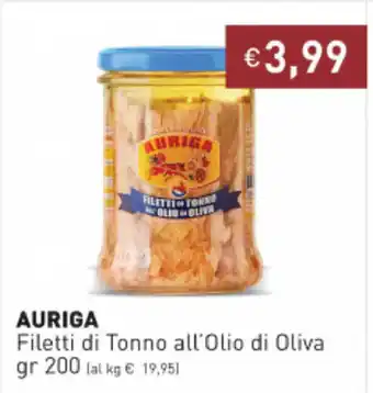 Prezzemolo e Vitale Aurica Filetti di Tonno all'Olio di Oliva 200gr offerta