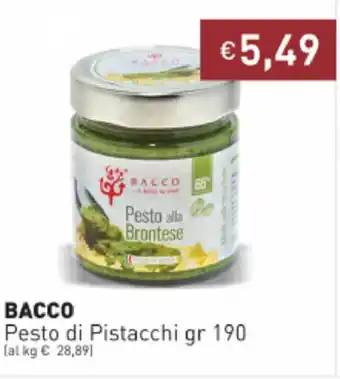 Prezzemolo e Vitale Bacco Pesto di Pistacchi 190gr offerta