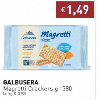 Prezzemolo e Vitale Galbusera Magretti Crackers 380gr offerta
