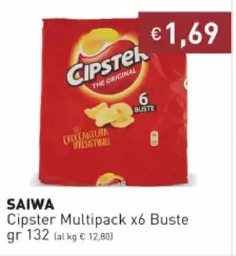 Prezzemolo e Vitale Saiwa Cipster Multipack x6 Buste 132gr offerta