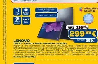 Lenovo tablet tav p 11