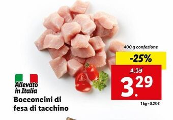 Lidl Bocconcini di fesa di tacchino offerta