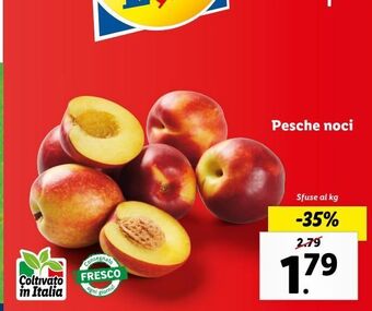 Lidl Pesche noci offerta
