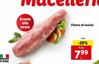 Lidl Filetto di maiale offerta