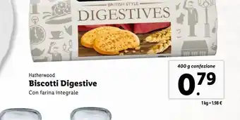 Lidl Biscotti digestive 400g offerta
