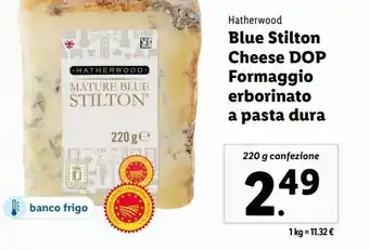 Lidl Ble stilton cheese dop formaggio erborinato a pasta dura offerta