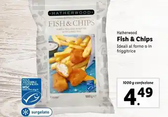 Lidl Fish & chips 1000g offerta
