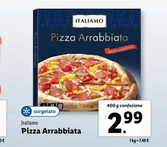 Lidl Pizza arrabbiata 400g italiamo offerta
