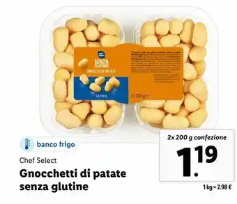Lidl Gnocchetti di patate senza glutine 2x200g offerta