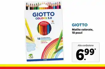 Matite colorate giotto 18 pezzi