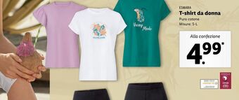 Lidl T-shirt da donna offerta