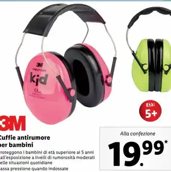 Lidl Cuffie antirumore per bambini offerta