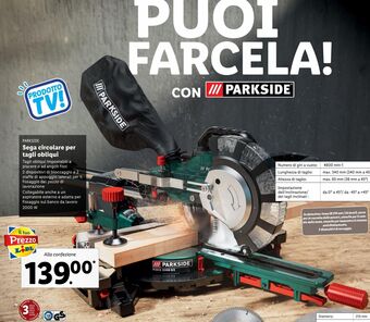 Lidl Sega circolare per tagli obliqui offerta