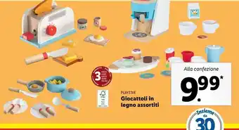 Lidl Giocattoli in legno assortiti offerta