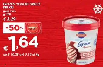 Bennet Frozen yogurt greco kri kri offerta