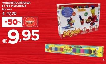 Bennet Valigetta creativa o set plastilina offerta