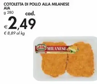 Bennet Cotoletta di pollo alla milanese offerta