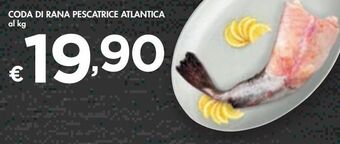 Bennet Coda di rana pescatrice atlantica offerta