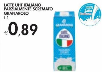 Bennet Latte uht italiano parzialmente scremato granarolo offerta